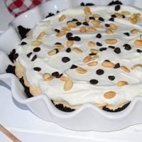 Tarta fría de mantequilla de cacahuete