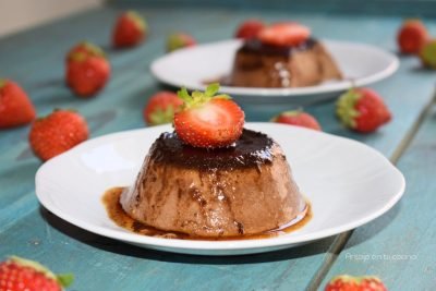 Flan de huevo y algarroba – receta de postre saludable