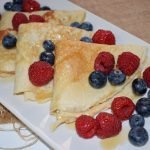 Crepes de avena y yogur saludables