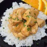 pollo ala naranja chino sano