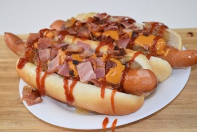 Hot dog al estilo Nueva York, listo en 10 minutos