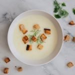 Crema de coliflor fácil en robot de cocina