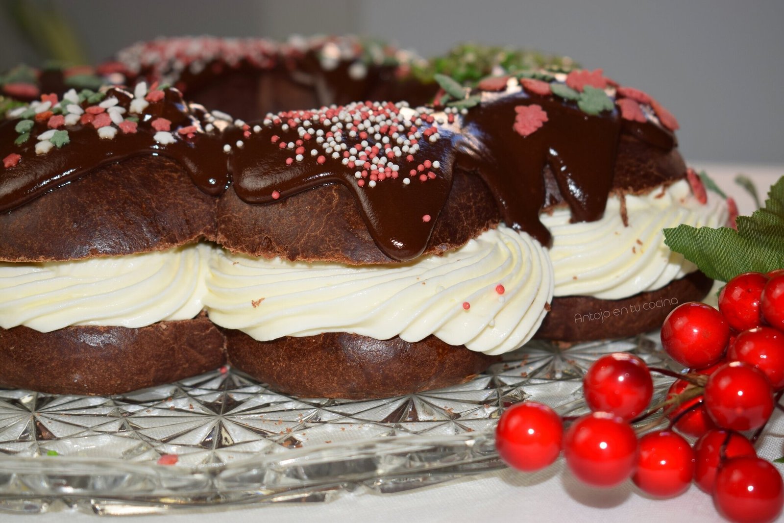 Roscón de Reyes de Chocolate en PANIFICADORA