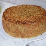 Pastel de mijo y manzana. Fácil, Sano, Sin Gluten y Vegano