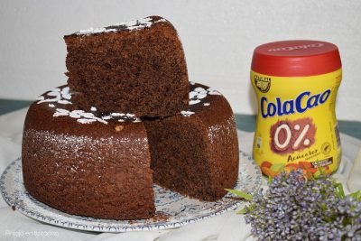 Bizcocho de ColaCao FÁCIL sin horno (en olla GM)