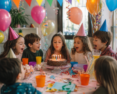 Aperitivos para una fiesta de cumpleaños