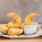 gambas rebozadas en coco