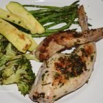 Conejo a la plancha con verduras FÁCIL y SANO