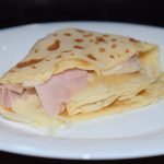 Crepes de jamón y queso. Receta Fácil y Rápida