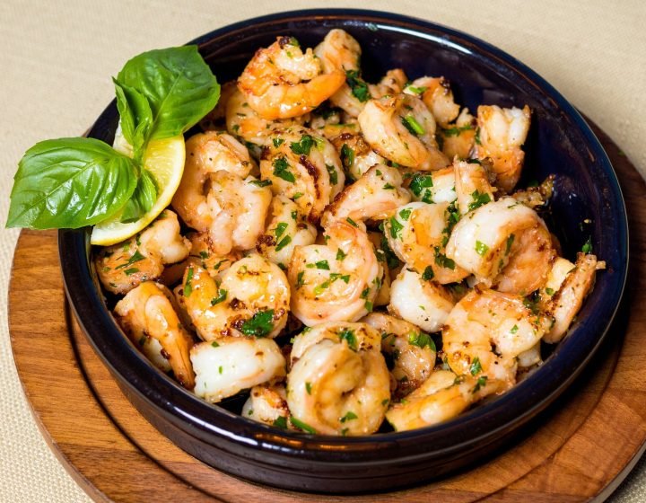 Gambas al ajillo en freidora de aire, receta fácil