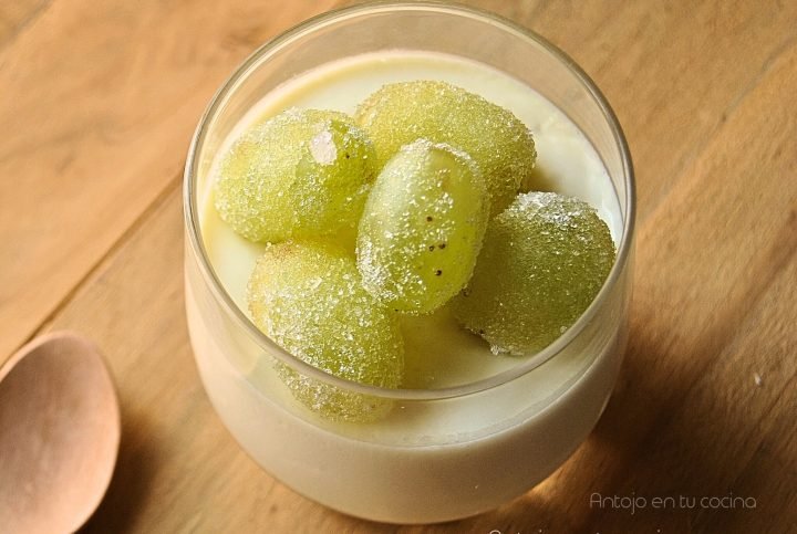 Uvas escarchadas con azúcar fáciles en 5 minutos