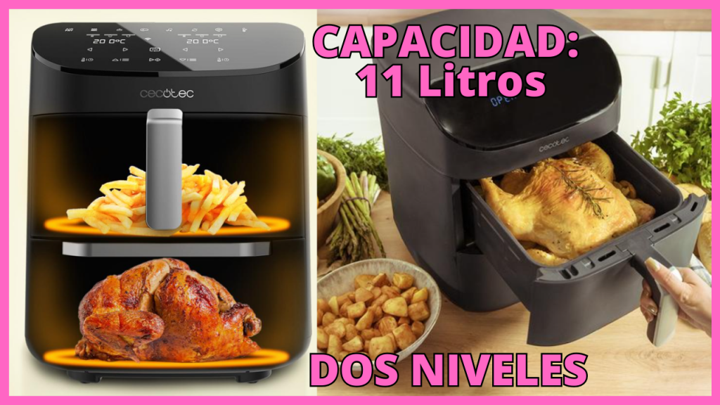 Cecofry FoodCourt 11000 Connected C de Cecotec. Opinión y características