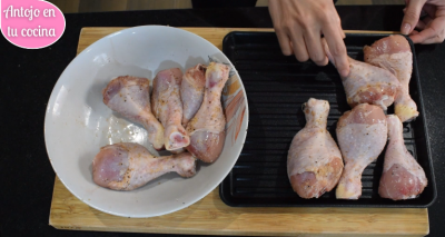 pollo jugoso en freidora de aire