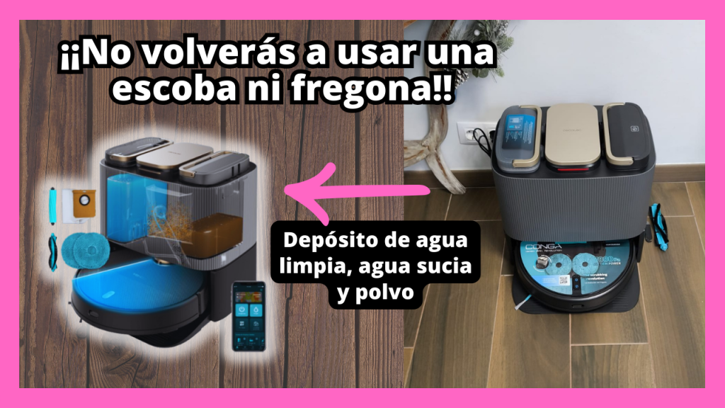 Conga 13090 Spin Revolution Home&Wash de Cecotec