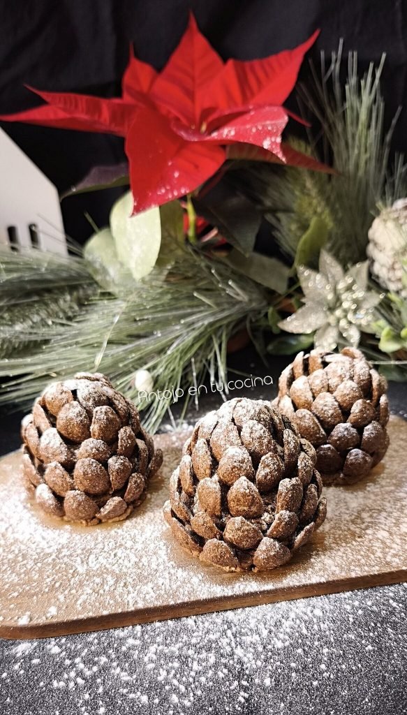 Piñas de cereales. Receta de navidad fácil para hacer con niños