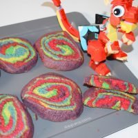 Cómo hacer galletas de mantequilla de colores