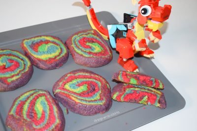 Cómo hacer galletas de mantequilla de colores – galletas espiral de colores
