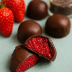 Bombones Saludables de Fresa y Chía: Dulces, Fáciles y Sin Azúcar