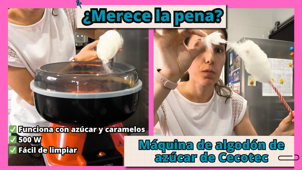Unboxing y cómo usar la máquina de algodón de azúcar Fun&Sugar de Cecotec