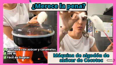 Unboxing y cómo usar la máquina de algodón de azúcar Fun&Sugar de Cecotec