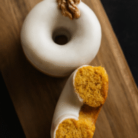 Donuts de zanahoria saludables con harina de avena (en freidora de aire)