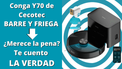 Conga Y70 Robot Aspirador: limpieza eficiente con navegación láser