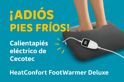 ¿Pies fríos? Calientapiés eléctrico Cecotec HeatConfort FootWarmer Deluxe: calor, confort y bienestar para el invierno