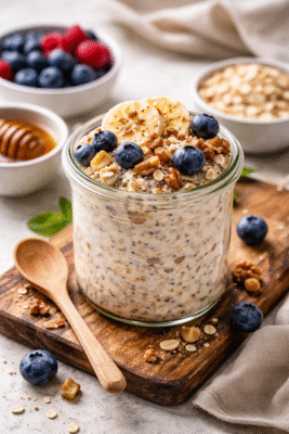 Avena Nocturna: La Receta Fácil y Saludable que Revoluciona tus Mañanas