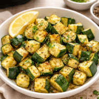 Calabacín en freidora de aire: La guarnición saludable y rápida que querrás cenar a diario