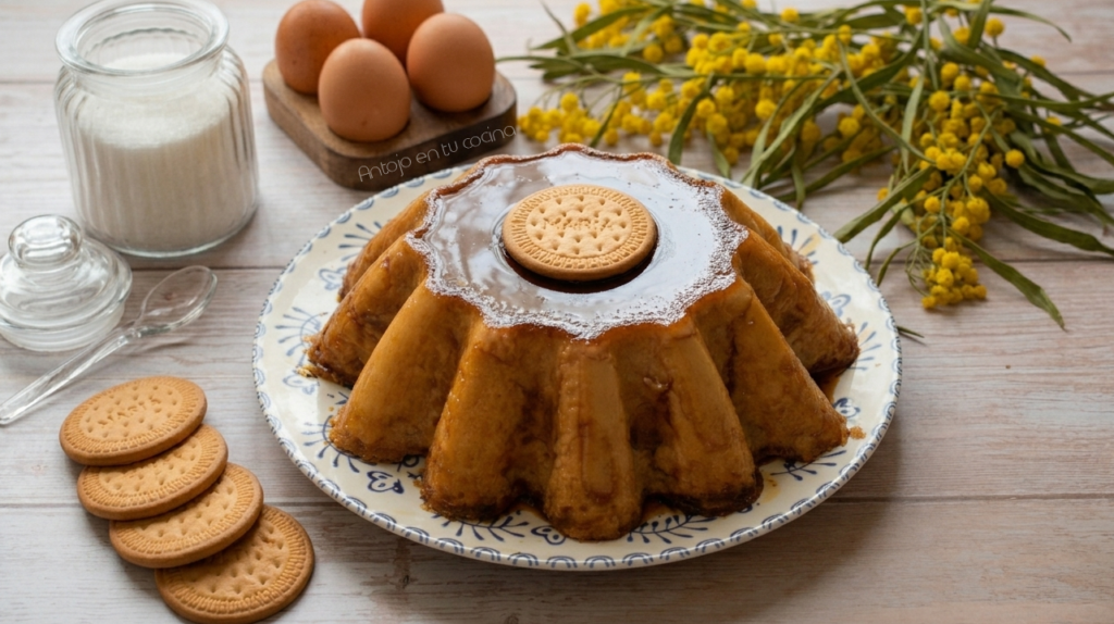 Flan de galletas casero: cremoso, fácil y con sabor a infancia