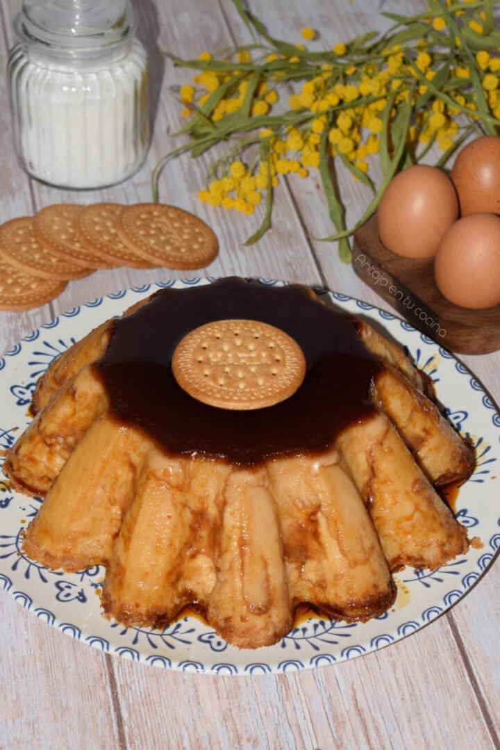 Flan de galletas casero: cremoso, fácil y con sabor a infancia