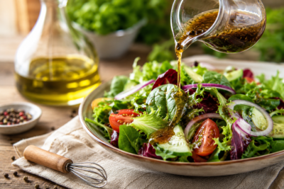 Vinagretas maestras: Proporciones de oro para vegetales frescos