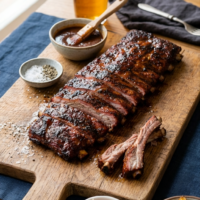Cómo hacer costillas ahumadas en kamado