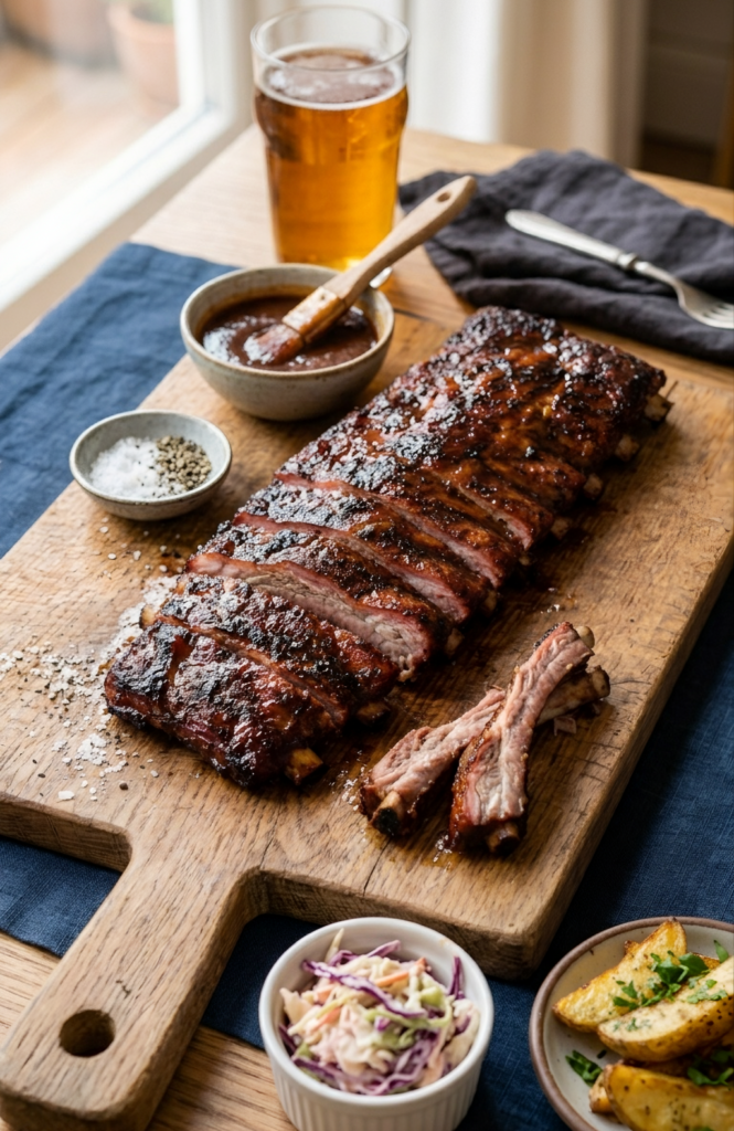 Cómo hacer costillas ahumadas en kamado