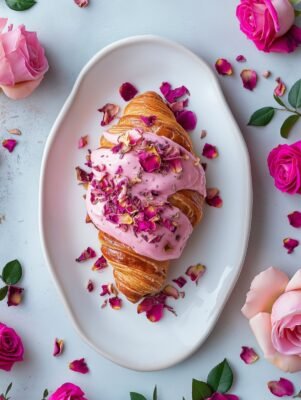 Recetas de deliciosos postres con flores comestibles