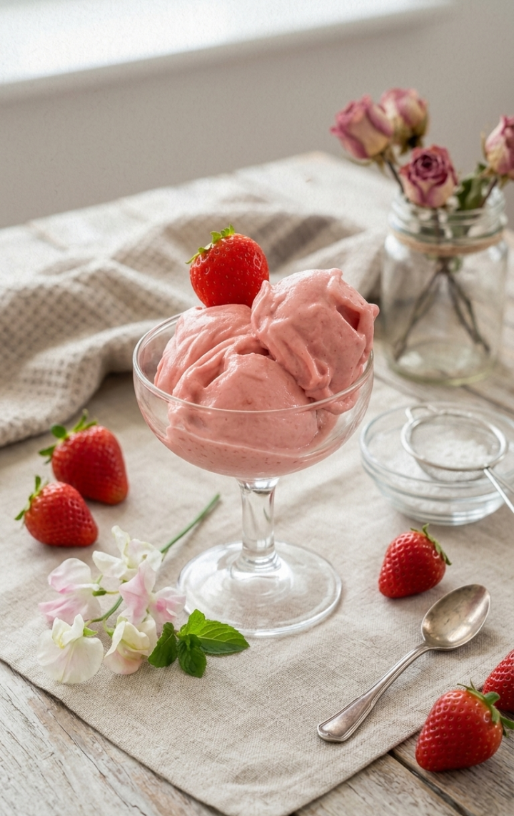 helado de fresa gelatec