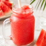 Granizado de sandía y agua de coco