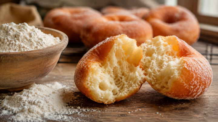 Lograr donas esponjosas usando la harina correcta
