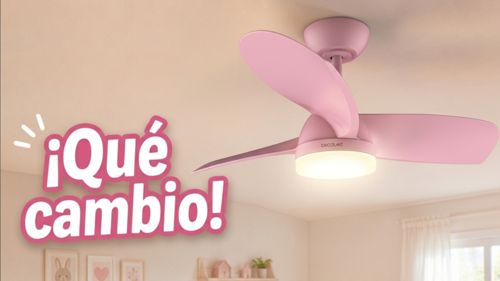EnergySilence Aero 3050 de Cecotec: un ventilador de techo silencioso, eficiente y con luz LED integrada