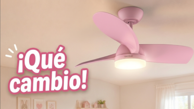 EnergySilence Aero 3050 de Cecotec: un ventilador de techo silencioso, eficiente y con luz LED integrada
