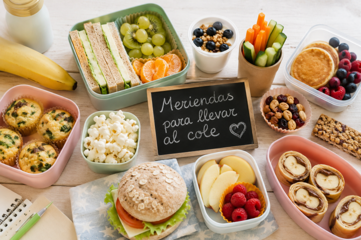 20 meriendas fáciles para llevar al cole en la vuelta al cole