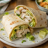 Wrap César de pollo: receta fácil, rápida y deliciosa