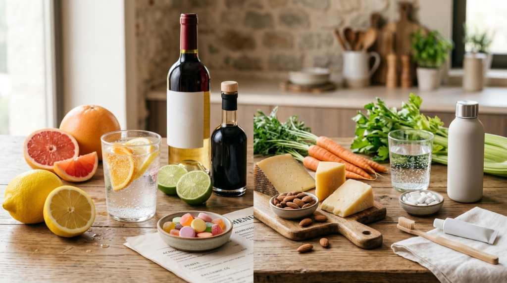 Los alimentos que desgastan tu esmalte dental sin que te des cuenta